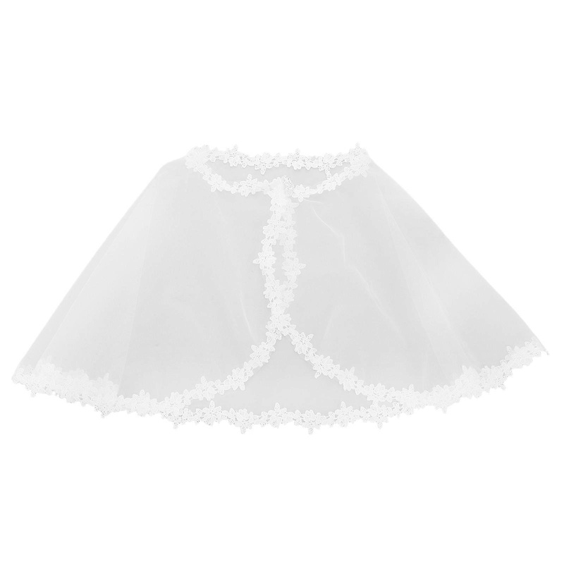 Lightweight Cape Shawl For Girls In White Suitable For Weddings And Casual Outings Elegant Accessory 1Pack | Fruugo SG