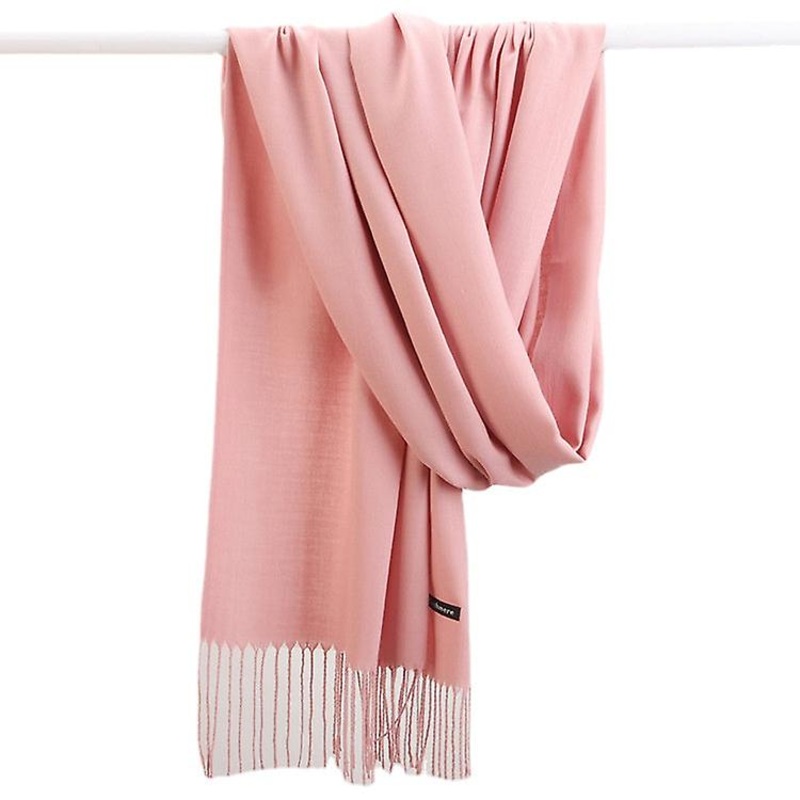 New Artificial Cashmere Scarf Women Korean Style Autumn And Winter Warm Cashmere Solid Color Gift Scarf Shawl | Fruugo SG