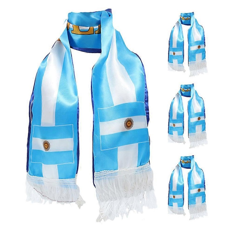 Patriotic Flag Print Scarf Perfect For Sports Events National Team Fans 140X13CM Versatile Use 4Pcs | Fruugo SG