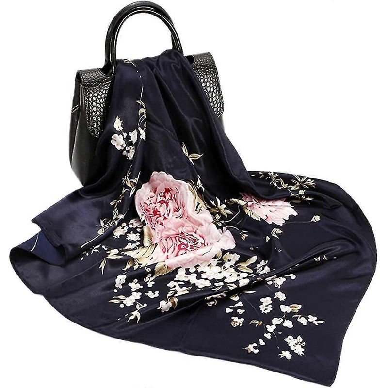 Satin Scarves Floral Print Olaof Scarf Wrap Neckerchief Long Headwear Silly Feeling Olaof Scarfs For Women | Fruugo SG