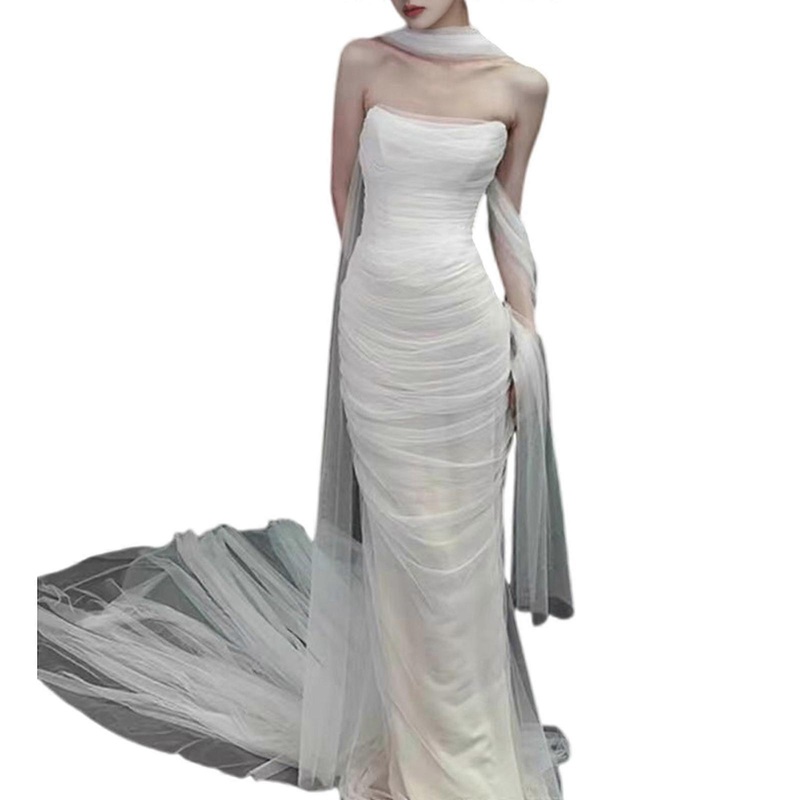 Single Layer Wedding Sheer Shawl for Bridal Shower Wedding Shawl Shoulder Wrap Beach Wedding Floor Scarf Bridesmaid Shawl  White | Fruugo SG