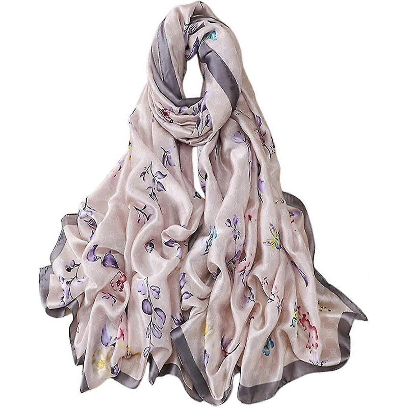Women’s Satin Scarves Lightweight Ladies Long Shawl Wrap Silky Feeling Olaof Scarf | Fruugo SG