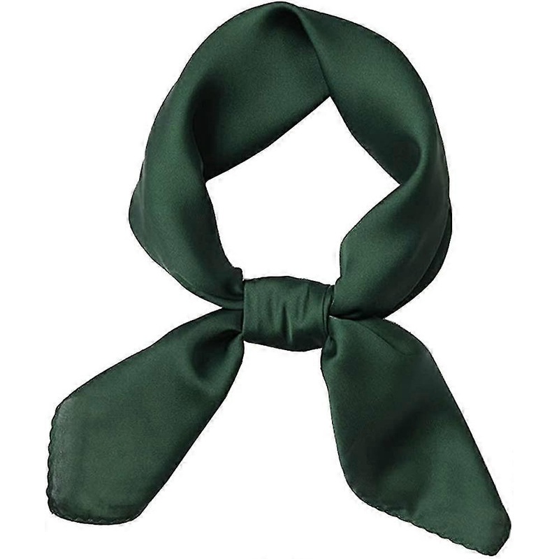 Womens Silk Like Solid Square Olaof Scarf Fashion Satin Neck Hair Tie Band | Fruugo SG