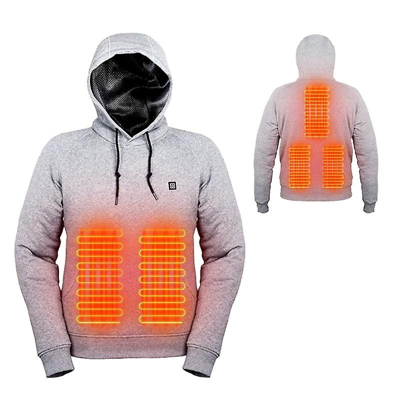 2022 Outdoor Electric USB Heating Sweaters Hoodies Men Winter Warm Heated Clothes Charging Heat Jacket Sportswear | Fruugo SG