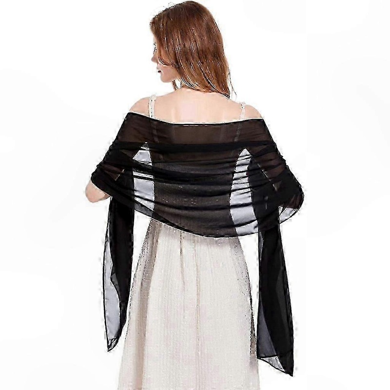 Chiffon Bridal Wrap for Evening Gowns – Lightweight and Elegant Shawl for Weddings | Fruugo SG