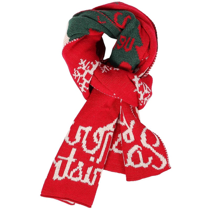 Mens Scarf Warmth Autumn Winter Wear Red 1Pcs | Fruugo SG