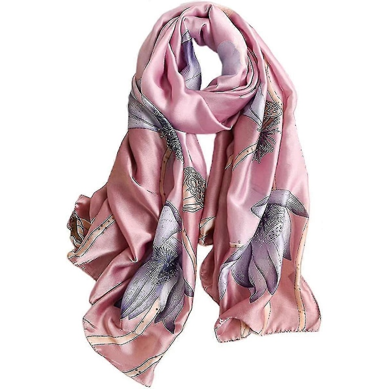 Satin Olaof S For Women Lightweight Fashion Ladies Scarves Silky Feeling Shawl Wrap | Fruugo SG