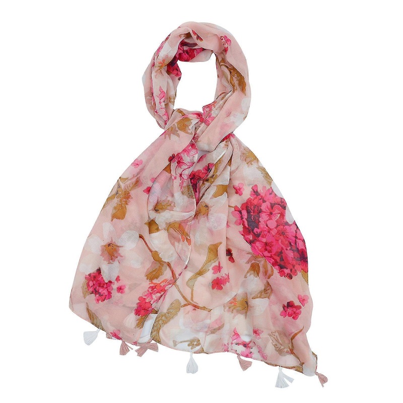 Stylish Shawl Scarf Vintage Design Pink 180x90x0.1cm Sun Protection 1Pcs | Fruugo SG