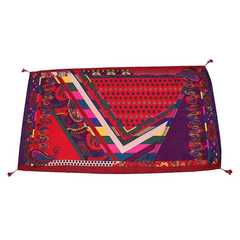 Swimsuit Coverup For Women Bohemian Beach Towel Polyester Shawl Wrap Skirt Sun Protection 1Pc | Fruugo SG