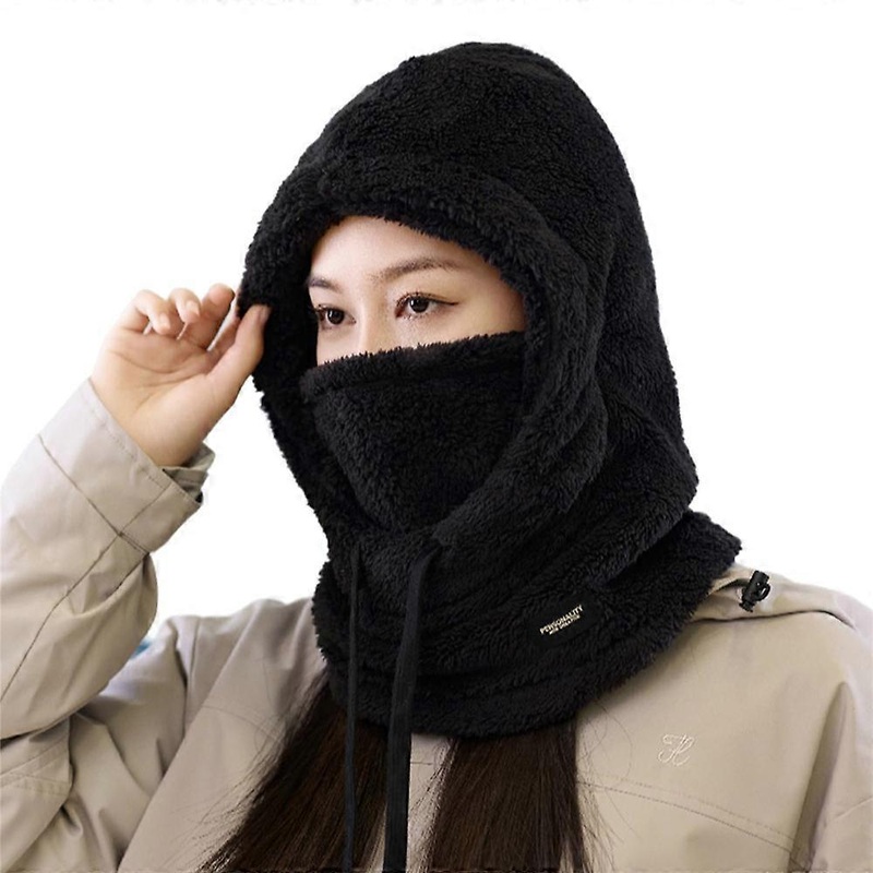 Thermal Fleece Balaclava Scarf Hat for Women Wind-Resistant Winter Ski Snow Face Neck Mask Warmer Snood Hood Cap | Fruugo SG