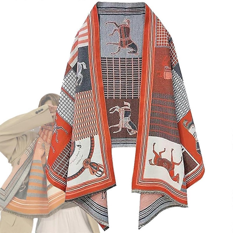 Women’s Scarves Soft Cashmere Shawls and Wraps Versatile Shawls Blankets Scarves | Fruugo SG