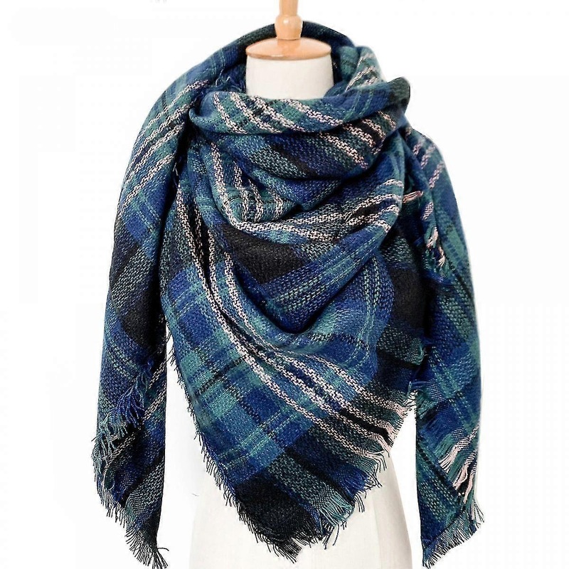 Women Tartan Scarf – Winter Long Scarves Plaid Warm Wraps Wool British Style For Ladies Spinning Tassel Shawl Long Stole,24 Edition | Fruugo SG
