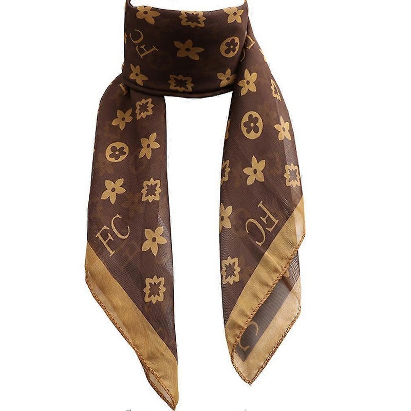 65*65CM Chiffon Kerchief Women Multi Purpose Neckerchief Lightweight Fashion Scarf | Fruugo SG