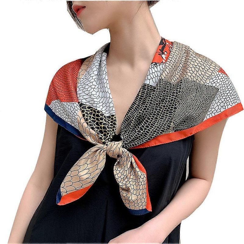 90cm Kerchief Silky Scarf Thin Sun Proof Shawl Fashion Suit Accessories for Lady | Fruugo SG