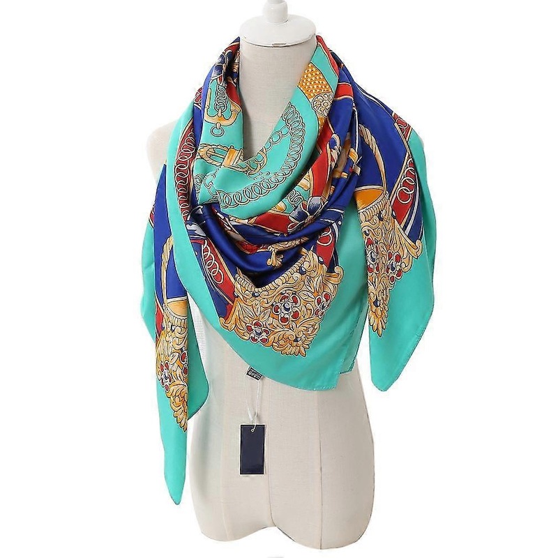 Autumn Winter Scarf Imitated Silk Fabric Wraps Sun Proof Wraps Twill Scarf for Woman | Fruugo SG