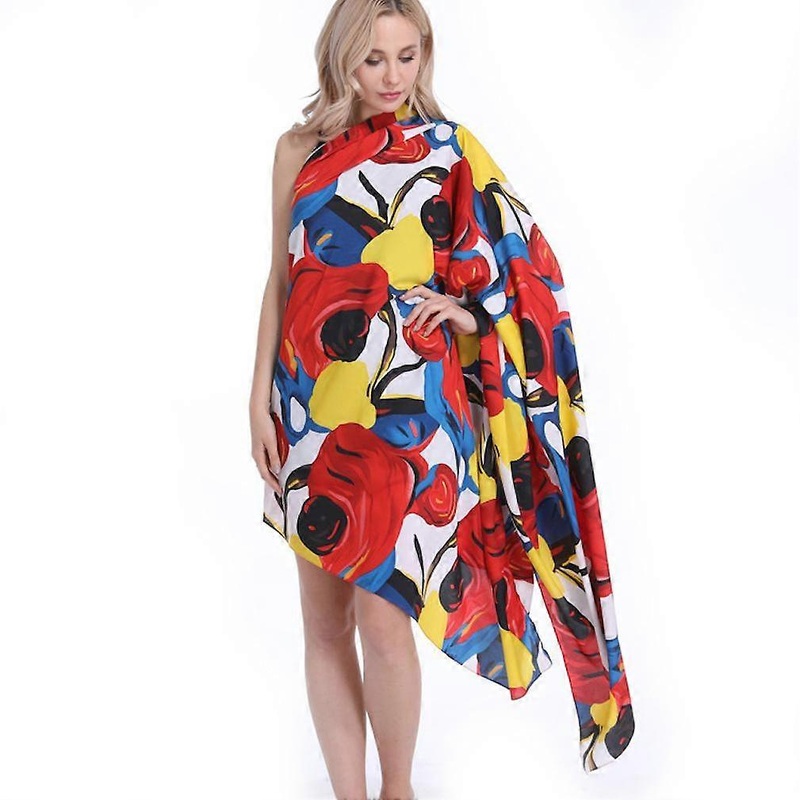 Beach Silky Shawl Wrap Summer Sun Proof Pullover Cape for Lady | Fruugo SG