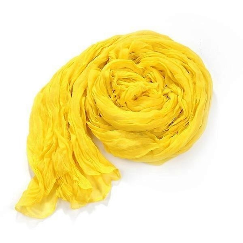 Candy Color Cotton Scarves for Women Girl Long Soft Scarf Pleated Wrap(C) | Fruugo SG
