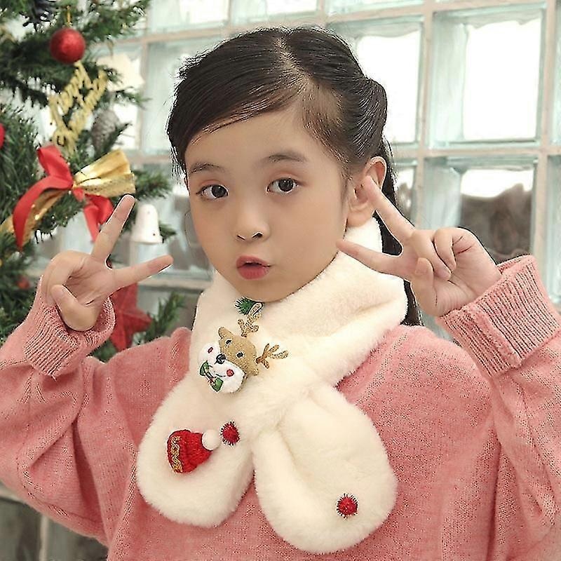 Cartoon Baby Scarf Soft Plush Thicken Winter Warm Newborn Neck Solid Scarves For Kids Girl Boy Children’s Scarf Christmas Gifts | Fruugo SG