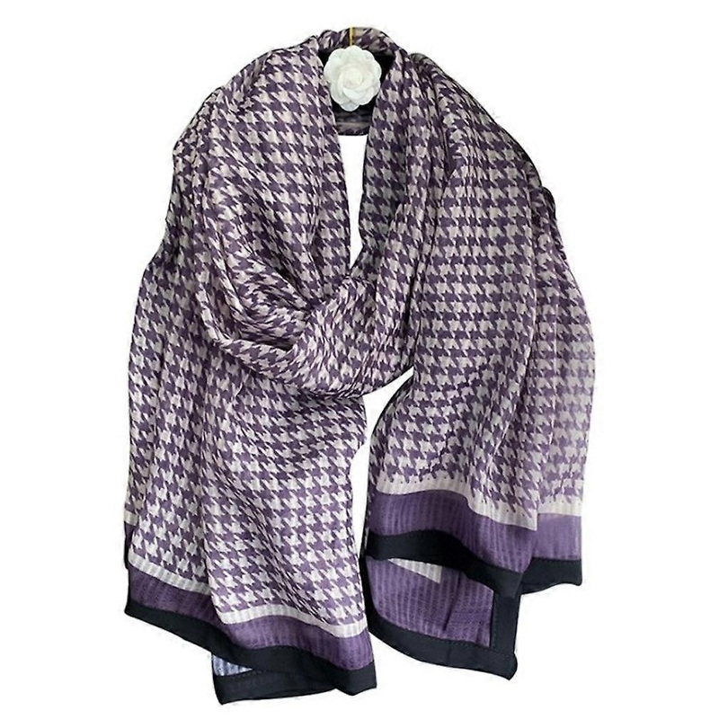 Houndstooth Scarf Fashion Vintage Shawl Long Neck Wrap for Lady | Fruugo SG