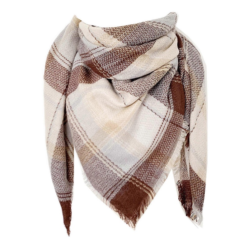 Luxury Women Scarf Winter Thick Warm Fichu Wraps Shawl Winter Female Bandana Tassel Blanket Fichu  Mika | Fruugo SG