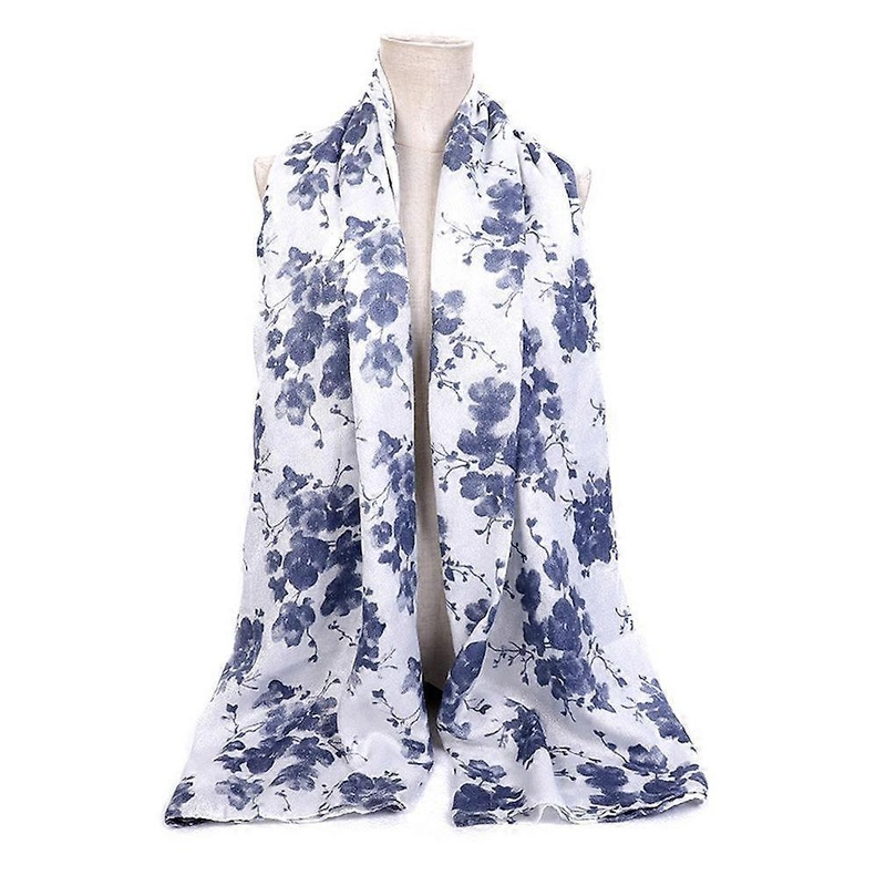Silky Scarf Summer Outdoor Shawl Wrap Sun Proof Tippet Stoles for Lady | Fruugo SG