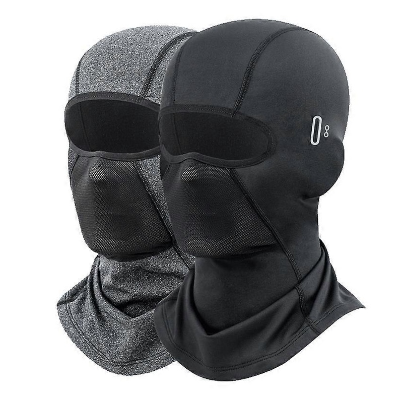 balaclava Ski Mask (with Breathable Holes) Windproof Winter Fleece Neck Face Warmer for Men&Women 2pcsblack&grey | Fruugo SG