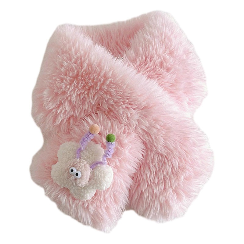 Cute Cartoon Plush Scarf Funny Pattern Scarf Fashionable Scarf Perfect Gift for Children Suitable for Winter Activities  Pink | Fruugo SG