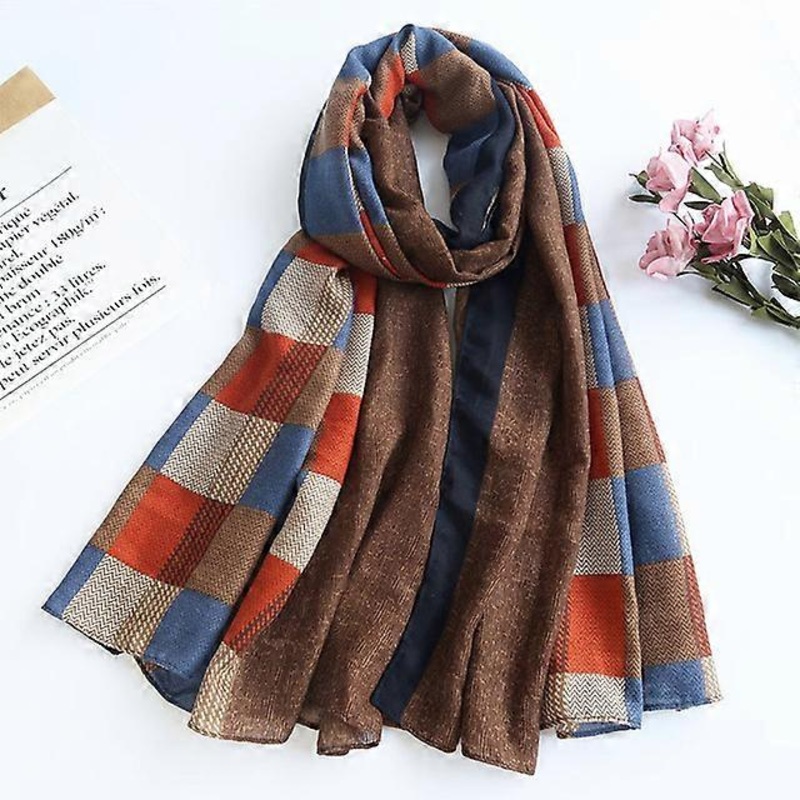 Designer Women Cotton Scarf 2021 Fashion Summer Flower Beach Hijab Shawls and Wraps Female Foulard Autumn Bandana Echarpe Pareo | Fruugo SG