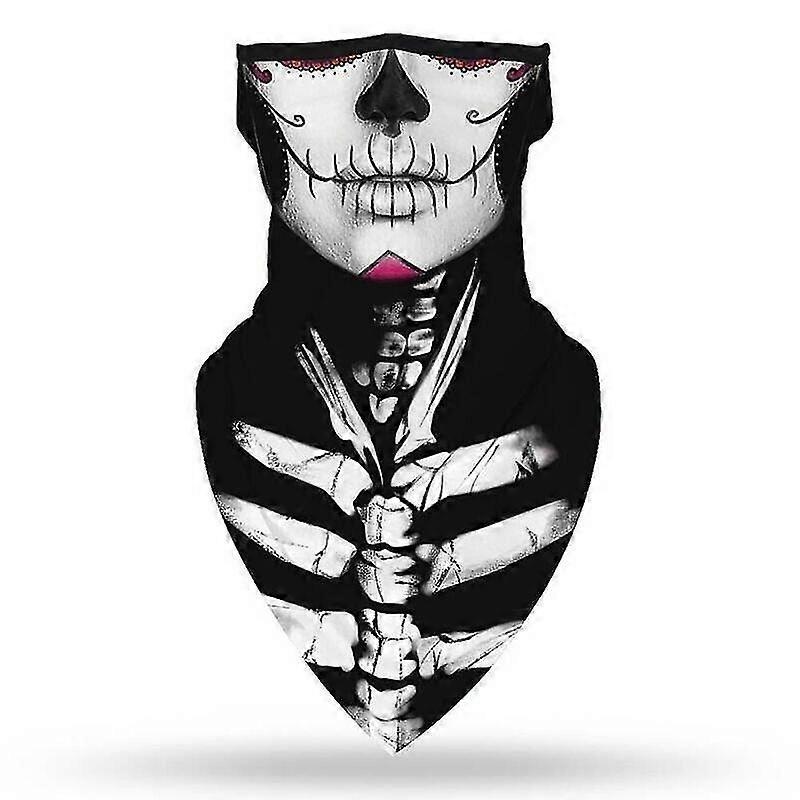 face mask bandana biker neck tube scarf skeleton snood | Fruugo SG