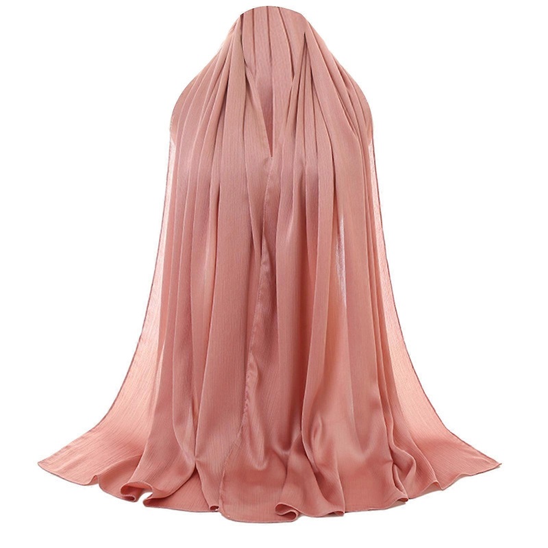 Fashionable Women Hijab Shawl Simple Breathable Headwrap Scarf for Middle Eastern and Muslimah Event Gathering 180x75cm  Color 9 | Fruugo SG