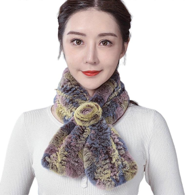 Furry Rex Rabbit Faux Furs Scarf for Women Soft Thicken Plush Neck Scarf Neck Warmer Lady Winter Wedding Stole Wrap  pink yellow blue | Fruugo SG