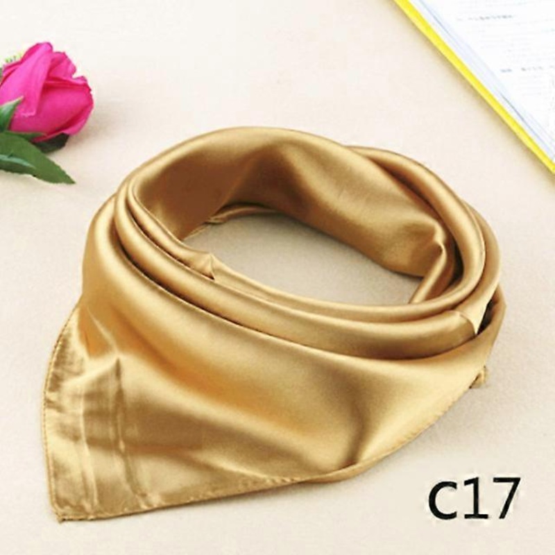 Hot Ms. Soft Silk Square Scarf Small simple Neckerchief Head Neck Headband A95 | Fruugo SG