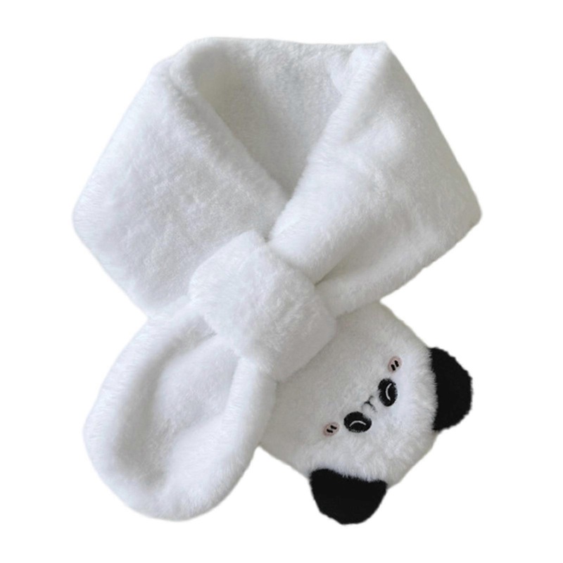 Korean Children’s Gloves/Scarf 2024 Winter Cartoon Bear Neck Scarf / Integrated Full Finger Mitts for Boys Girls  White scarf | Fruugo SG
