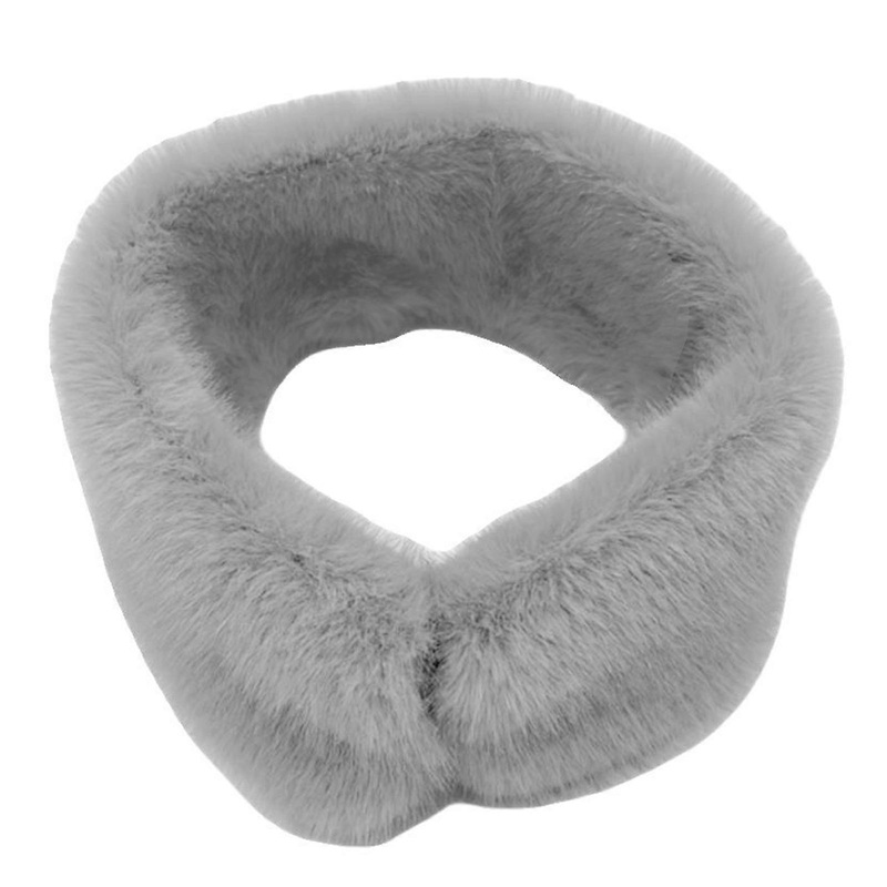 Ladies Traditional Neck Warmer Y2k Style Girl Imitation Furs Neck Warmer Fashion Plush Traditional Costume Neckerchief  Gray | Fruugo SG
