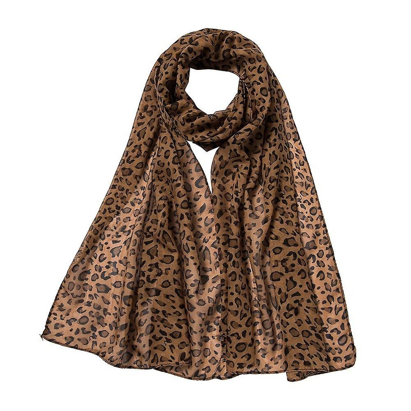 Leopard Print Scarf Women  Little Silk Hair Tie Band Neckerchief Multi-purpose Luxury Chiffon Scarf Woman’s Accesories | Fruugo SG