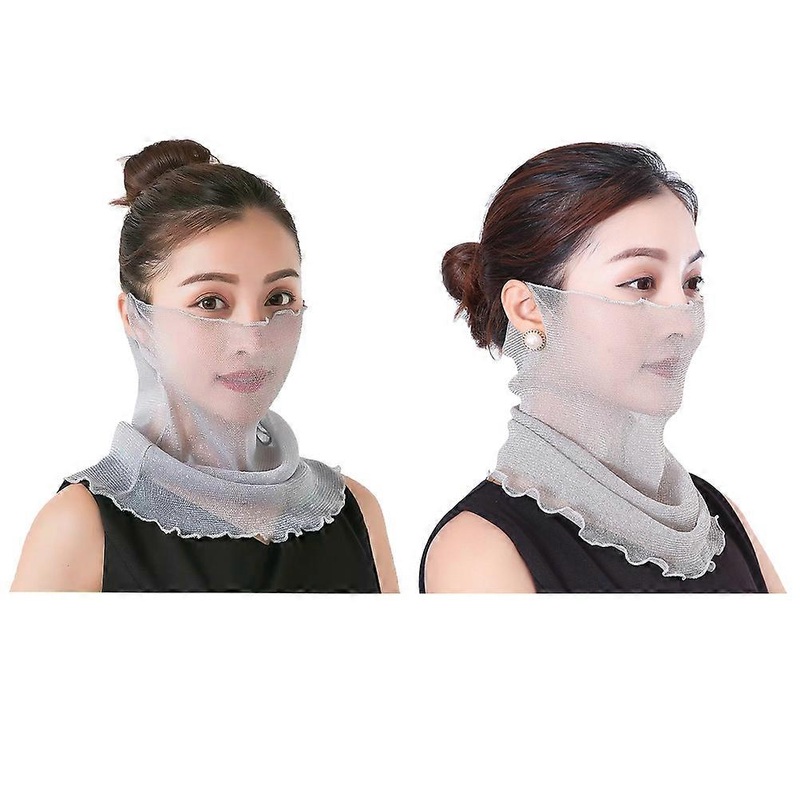 Multi-Functional Headwear Neck Cover For Women Square Protection Light Grey 40x28cm 2Set | Fruugo SG