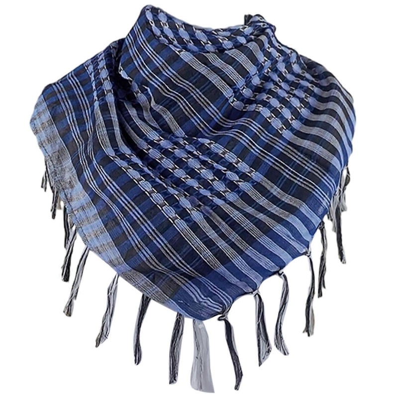 Shemagh Desert Scarf Colorblock Houndstooth Pattern Arab Keffiyeh Shawl Wrap with Tassels Scarves Bandana Head Wraps  RBL | Fruugo SG