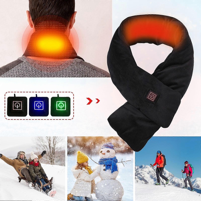 Smart Electric Heated Scarf Winter Neck Warmer Shawl Usb Man/woman Designer | Fruugo SG