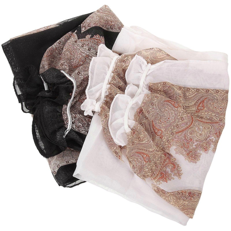 Uv Arm Sleeves For Women Lightweight Design Rectangular Chiffon Summer Season Breathable Coverage 2Pcs | Fruugo SG