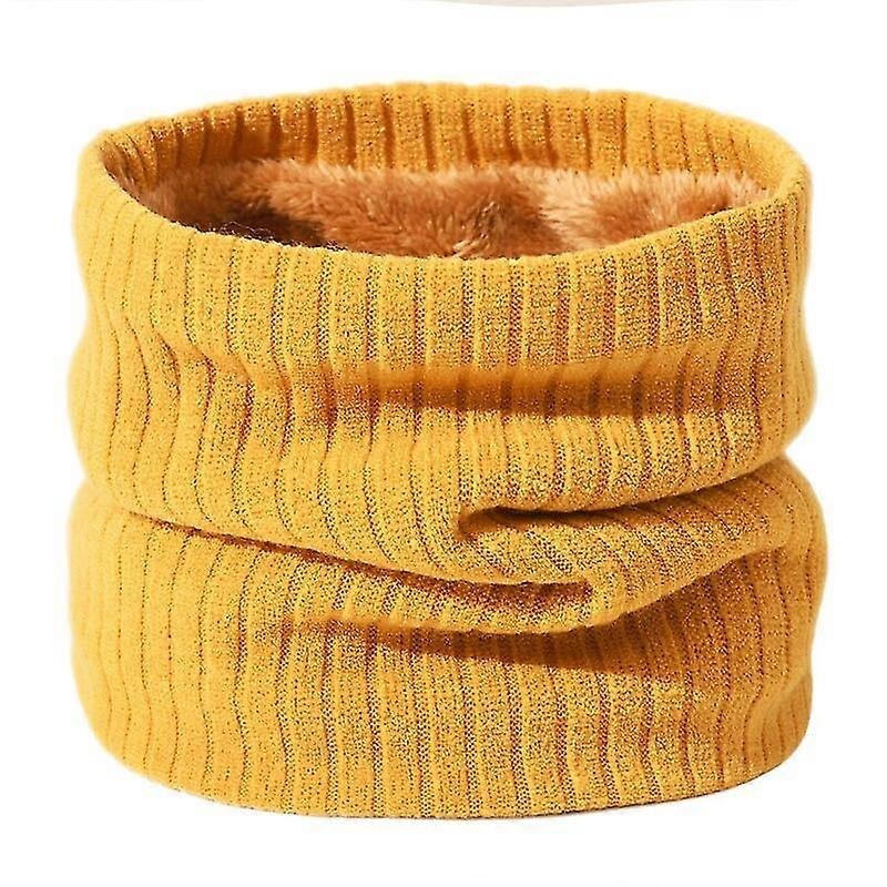 warm fleece neck tube muffler scarf stud female knitted | Fruugo SG