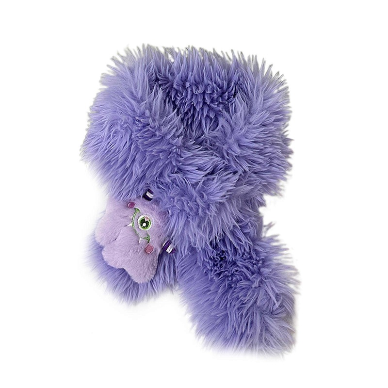 Winter Warm Scarves Windproof Scarf for Kid Boy Girl Infant Cartoon Plush Monsters Neck Cover Children Scarf Neckerchief  Purple | Fruugo SG