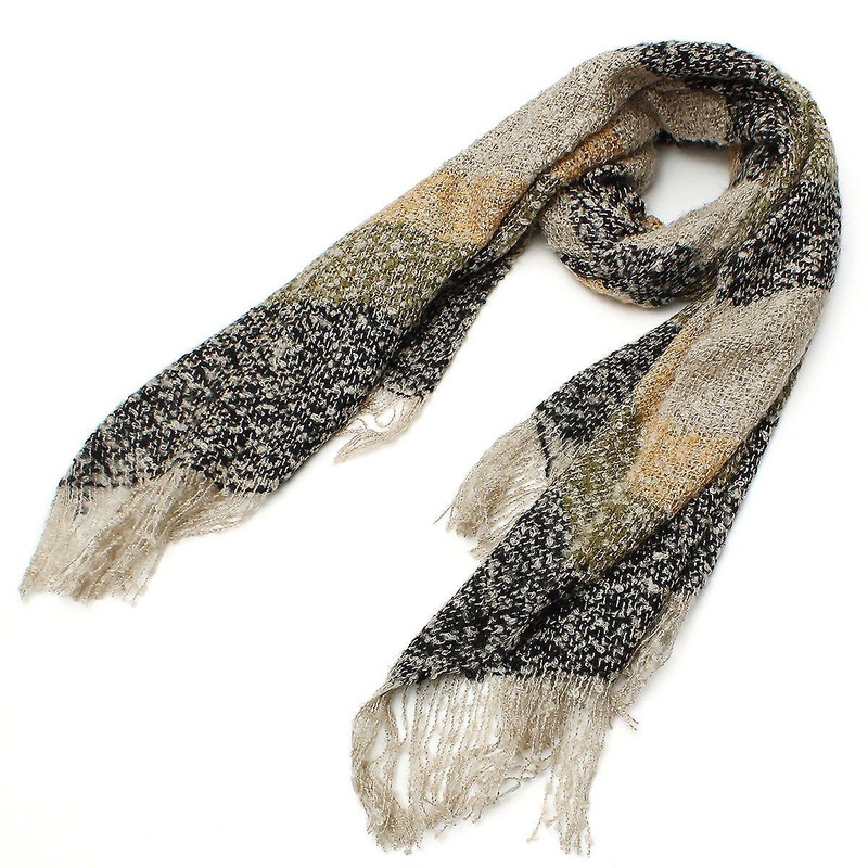 Women Scarf Oversized Tartan Long Cashmere Blanket Comfortable Breathable Plaid Shawl Wraps Casual Daily Wear Autumn And Winter | Fruugo SG