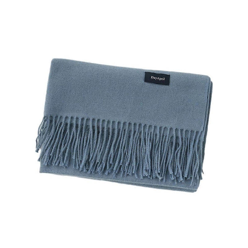 1 solid color scarf autumn and winter solid color scarf Japan and South Korea sweet wind imitation cashmere scarf shawl | Fruugo SG