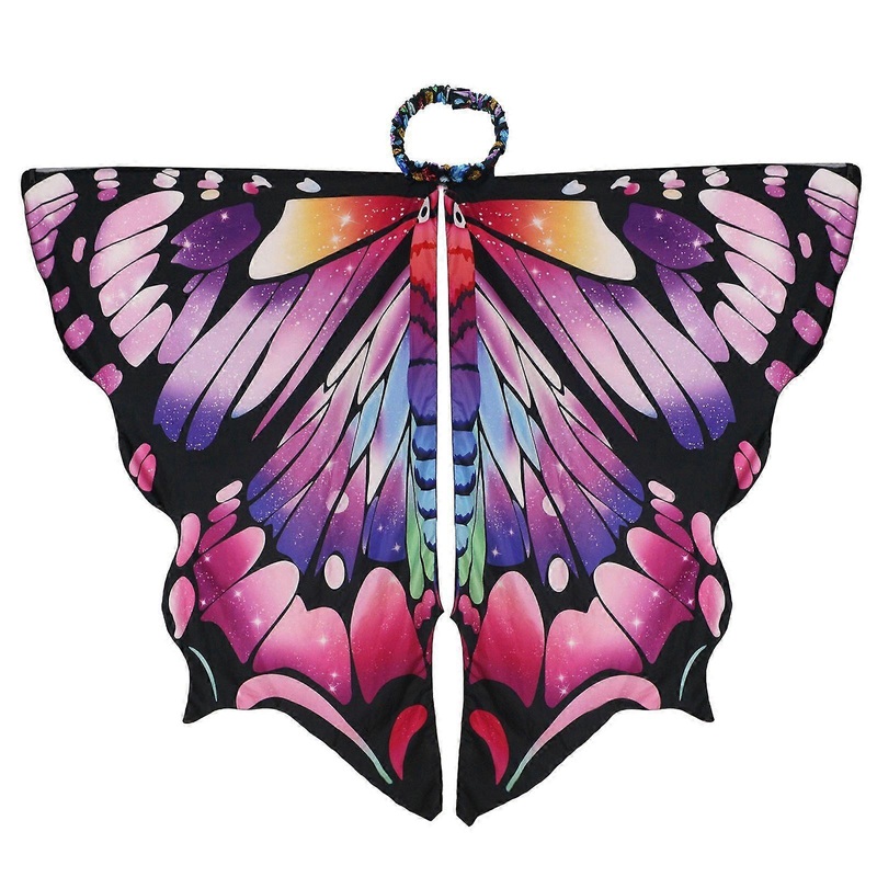 Butterfly Cloak Starry Wing Nymph Wing Dress Up Birthday Party Costume Halloween Angel Wing Princess  Pink | Fruugo SG