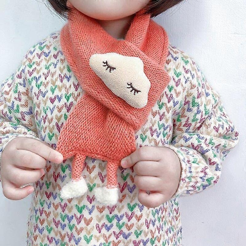 Cute Cartoon Clouds Children’s Scarf Winter Baby Neck Guards Scarves Boys Girls Knit Wool Thick Warm Collar Shawl | Fruugo SG
