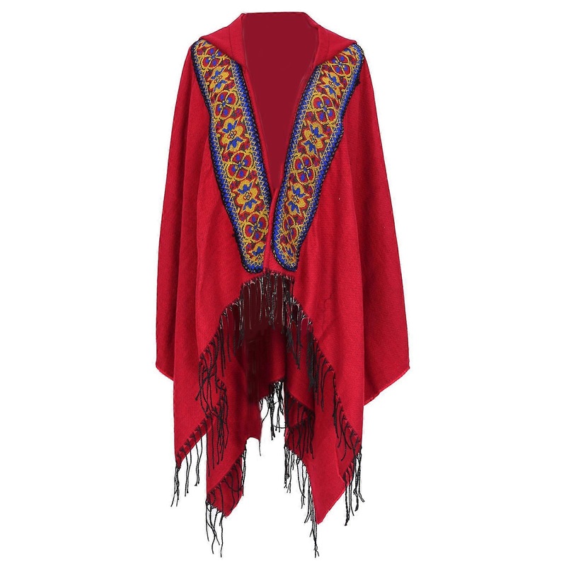Ethnic Styles Shawls Sun Protecting Beach Shawl Women Travel Shawl Creative Ethnic Styles for Women’s Winter Fashion  Red | Fruugo SG