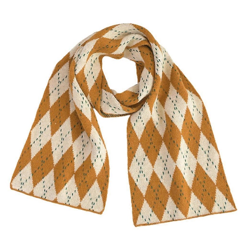 Winter Warm Scarf Diamond Grid Scarfs Plaid Scarf For Women Lightweightn Buffalo Plaid Neck Wrap Casual Scarf  Orange | Fruugo SG