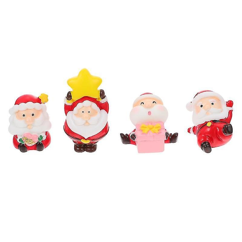 3.6X3.1cm Female Scarves & Shawls 4pcs Christmas Mini Ornaments Xmas Miniature Ornaments Mini House | Fruugo SG