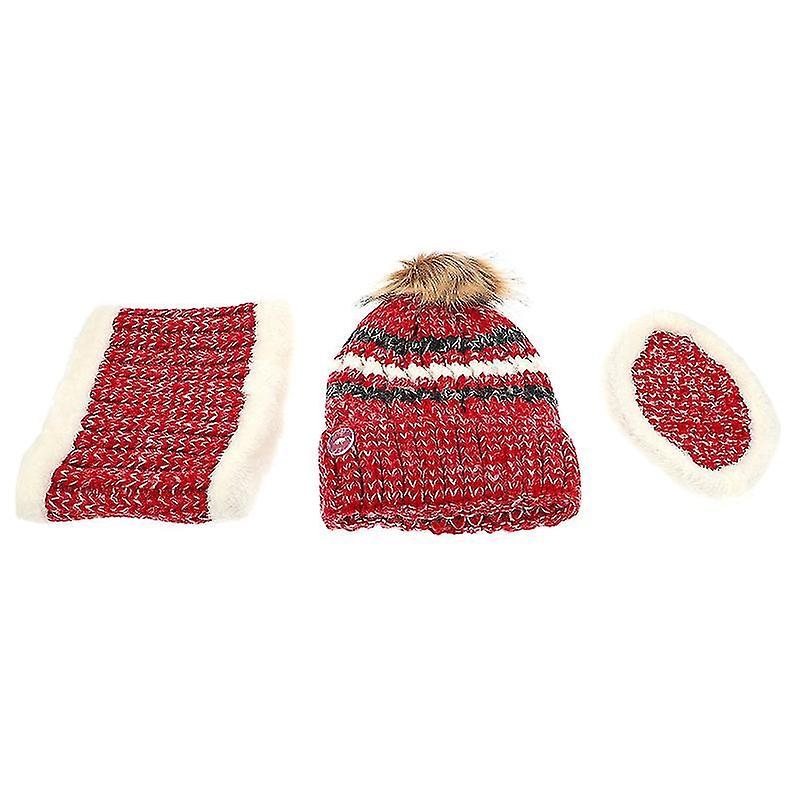 30X19x19cm Female Scarves & Shawls 1 Set Warm Hat Scarf Three-in-one Protective Hat Windproof Skiing | Fruugo SG