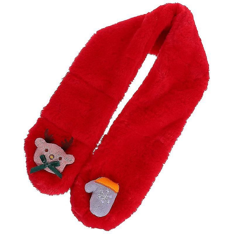 73X10x1cm Female Scarves & Shawls 1pc Children’s Scarf Cartoon Warm Christmas Neckerchief All-match | Fruugo SG